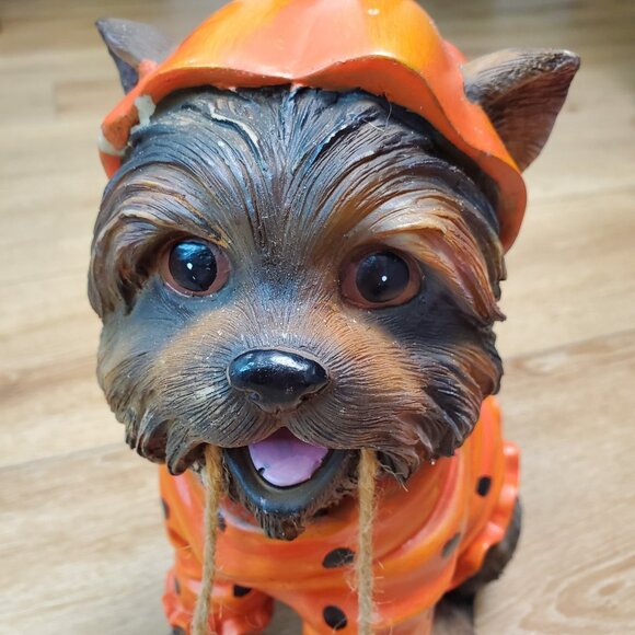 Cracker Barrel Too Cute to Spook Halloween Yorkshire Terrier Outdoor Decor Dog - Picture 10 of 14